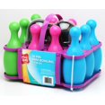 thumbnail image 1 of Jouer jour mini 10 Pin Bowling Set (bleu/rose), 1 of 1