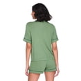 thumbnail image 3 of George Women's Two Piece Notch Collar Shirt Set, 3 of 6