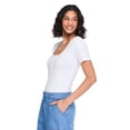thumbnail image 2 of George Women's Henley Bodysuit, 2 of 6
