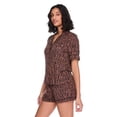 thumbnail image 2 of George Women's Two Piece Notch Collar Shirt Set, 2 of 6