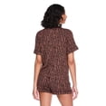 thumbnail image 3 of George Women's Two Piece Notch Collar Shirt Set, 3 of 6