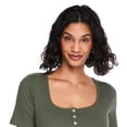 thumbnail image 4 of Justaucorps avec encolure henley George pour femmes, 4 of 6