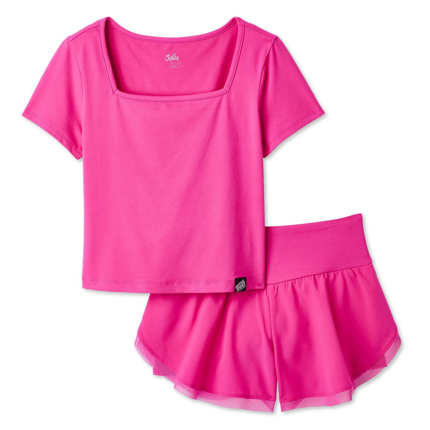 Ensemble 2 pièces avec short Justice pour filles