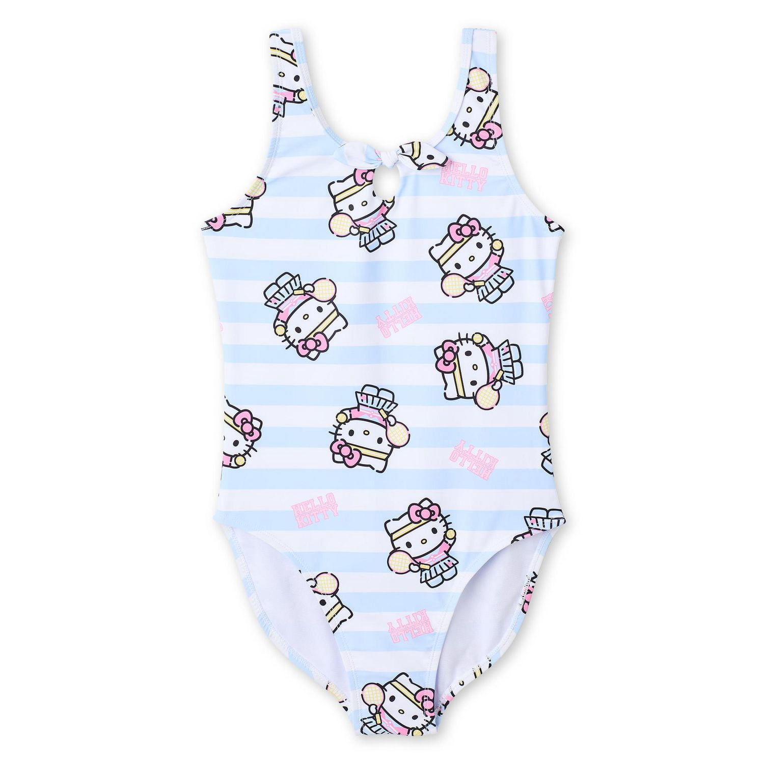 Hello Kitty Girls' Printed One Piece Swimsuit