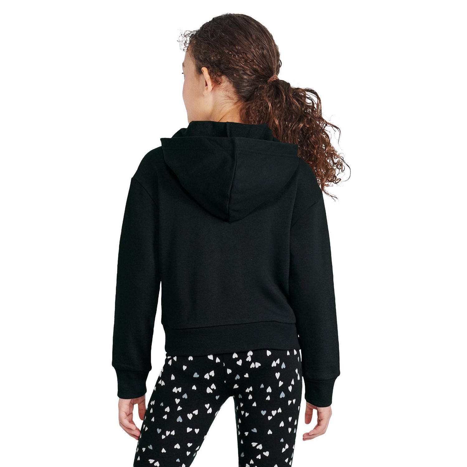 Haut à capuchon zippé sur la longueur George pour filles