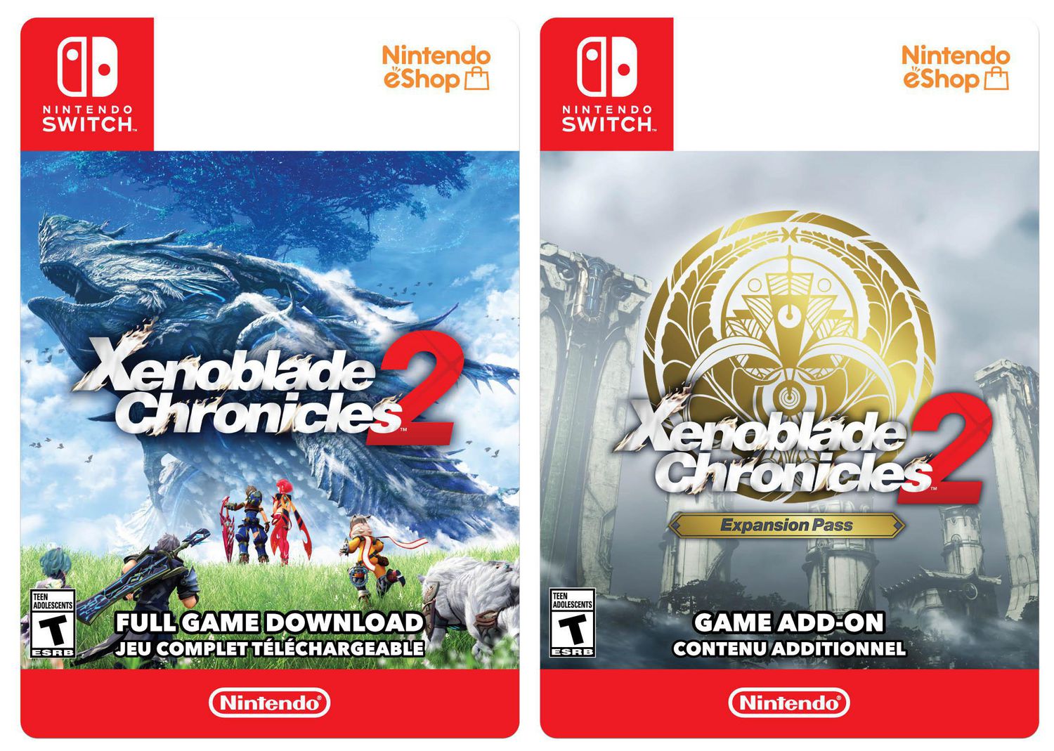 Switch Xenoblade Chronicles 2 + Expansion Pass DLC Bundle [Download