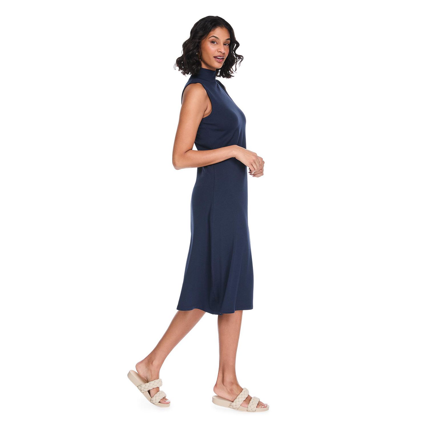 Robe débardeur coupe longue George pour femmes