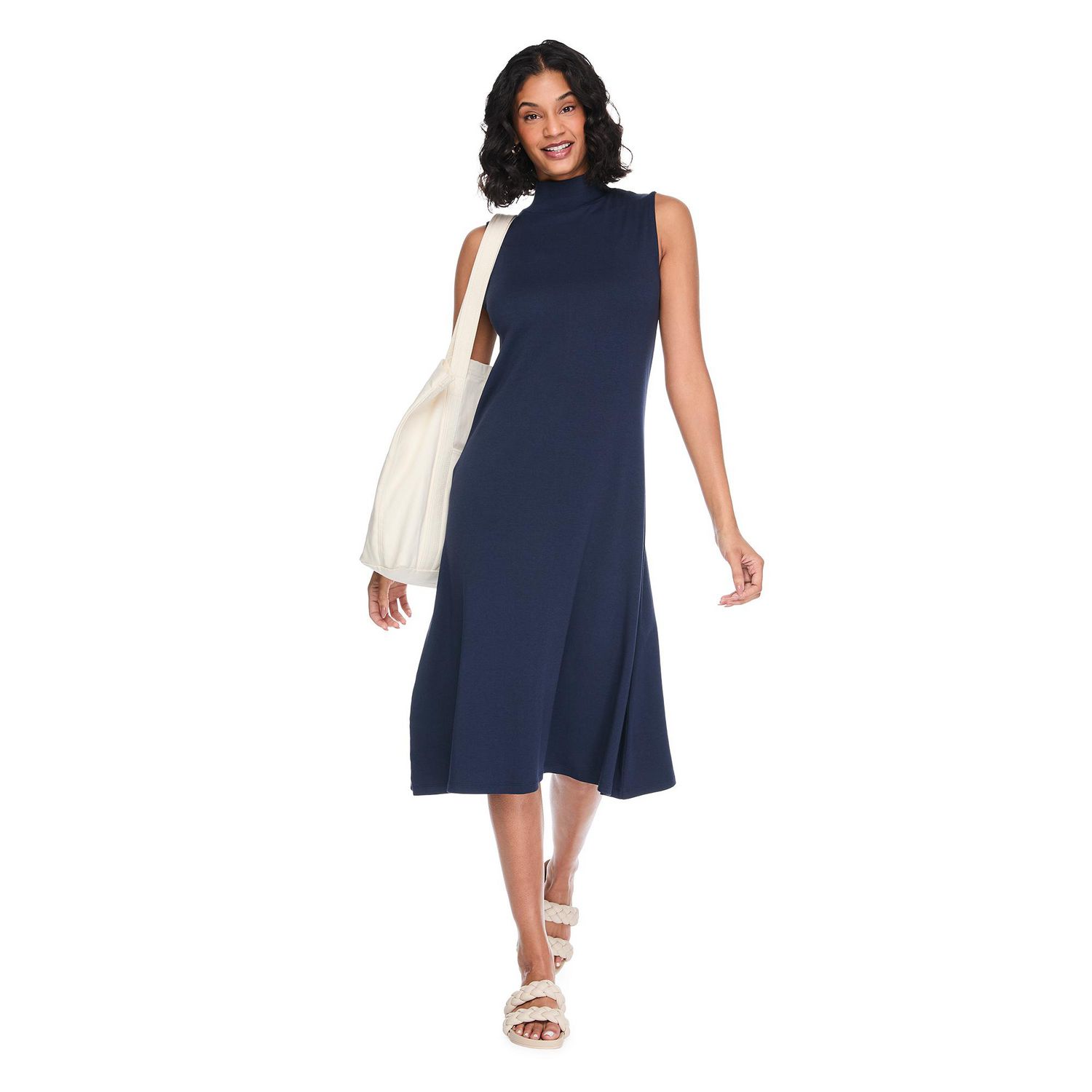 Robe débardeur coupe longue George pour femmes