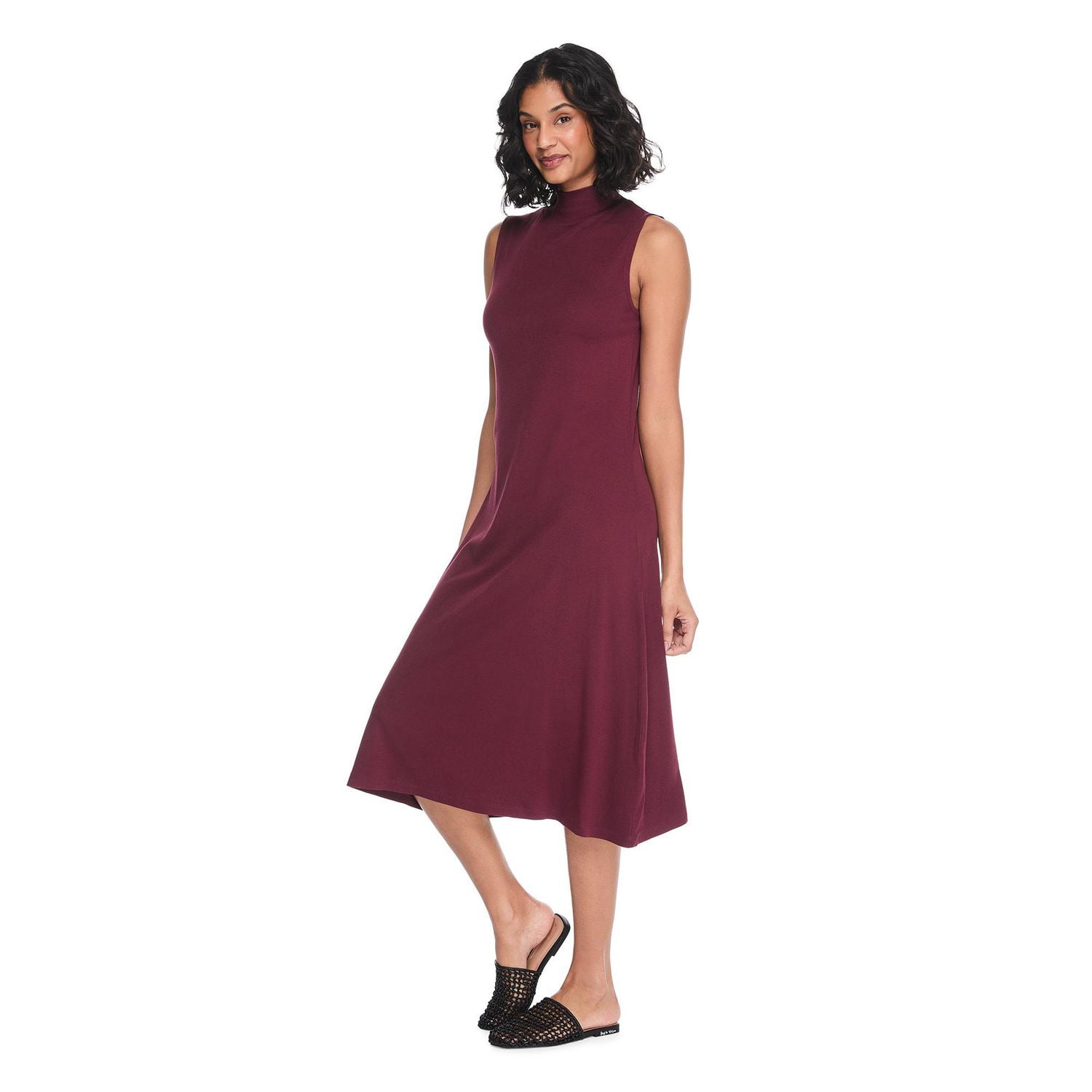 Robe débardeur coupe longue George pour femmes