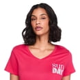 thumbnail image 4 of George Women's V-Neck Sleep T-Shirt, 4 of 6