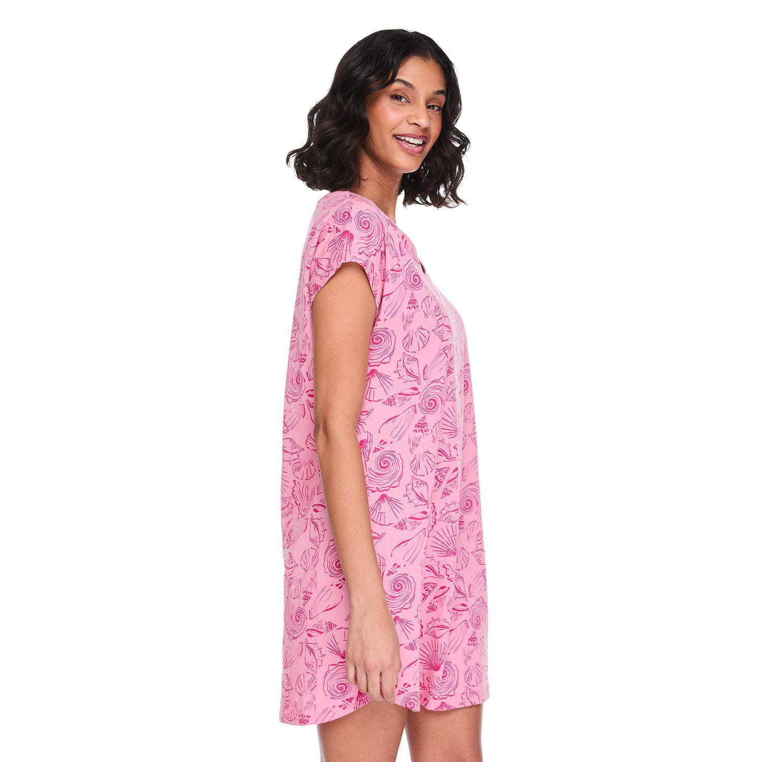 Chemise de nuit à encolure en V George pour femmes