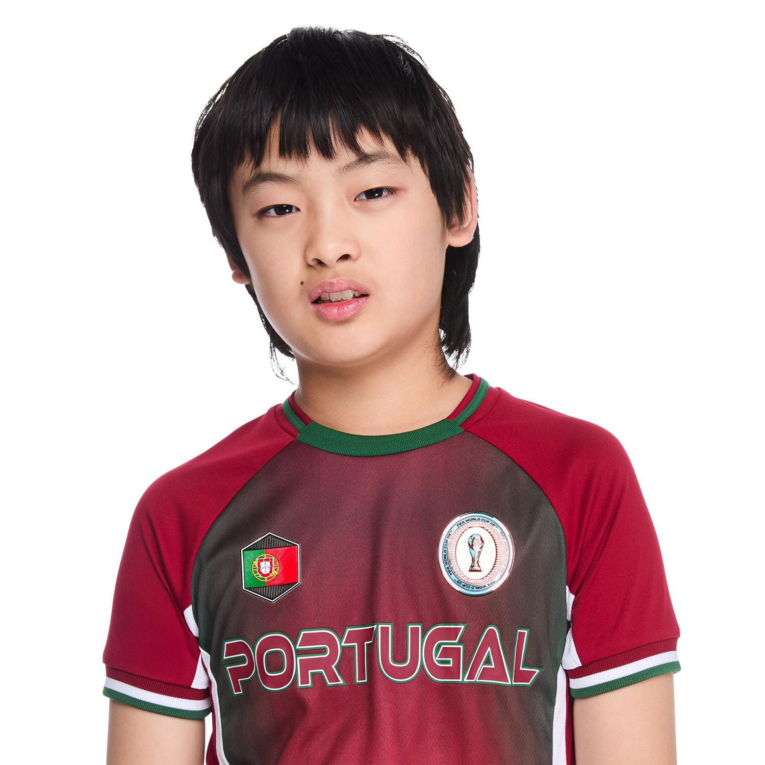 Maillot de soccer Portugal FIFA pour garçons
