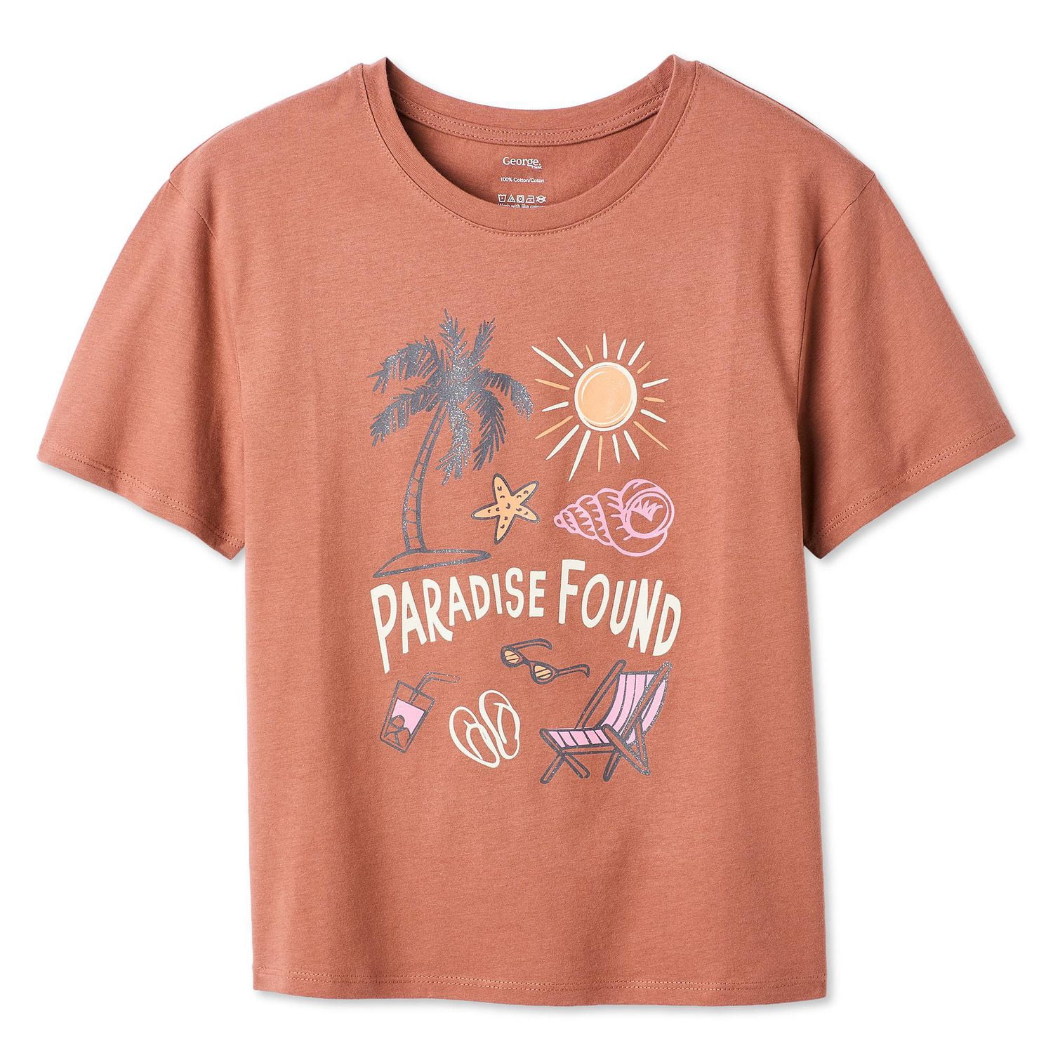 George Girls' Graphic T-Shirt