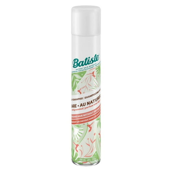 Batiste Dry Shampoo Spray, 350-ml Bare Scent, Refresh Hair and Absorb Oil Between Washes, Waterless Shampoo for Added Hair Texture and Body, Value Size, Batiste Bare Dry Shampoo, 350ml