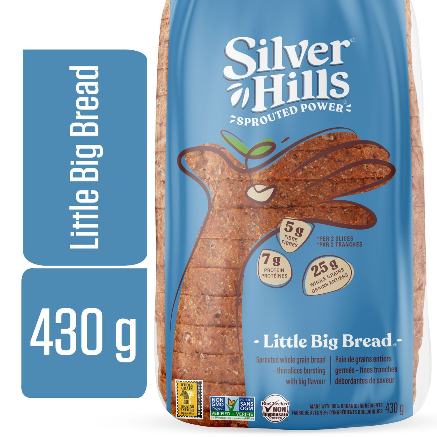 Silver Hills Little Big Bread Sprouted Wheat Bread | Walmart Canada