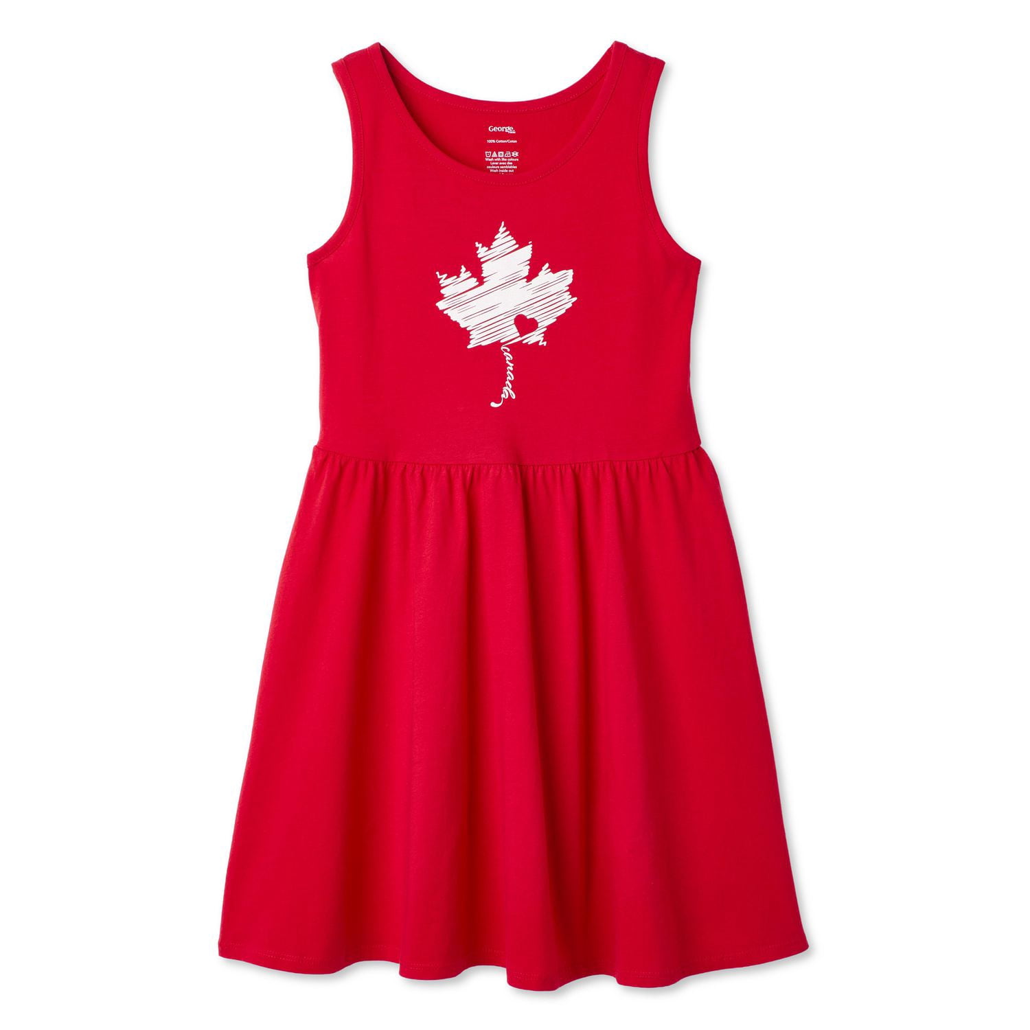 George Girls' Canada Day Dress