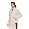 thumbnail image 1 of Reebok Womens Classic 1/2 Zip Pullover Top, 1 of 4