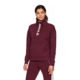 thumbnail image 1 of Reebok Womens Classic 1/2 Zip Pullover Top, 1 of 4