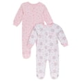 thumbnail image 1 of Disney Minnie Mouse Organic Cotton 2pc Footed Sleeper Set for Girls, 1 of 1