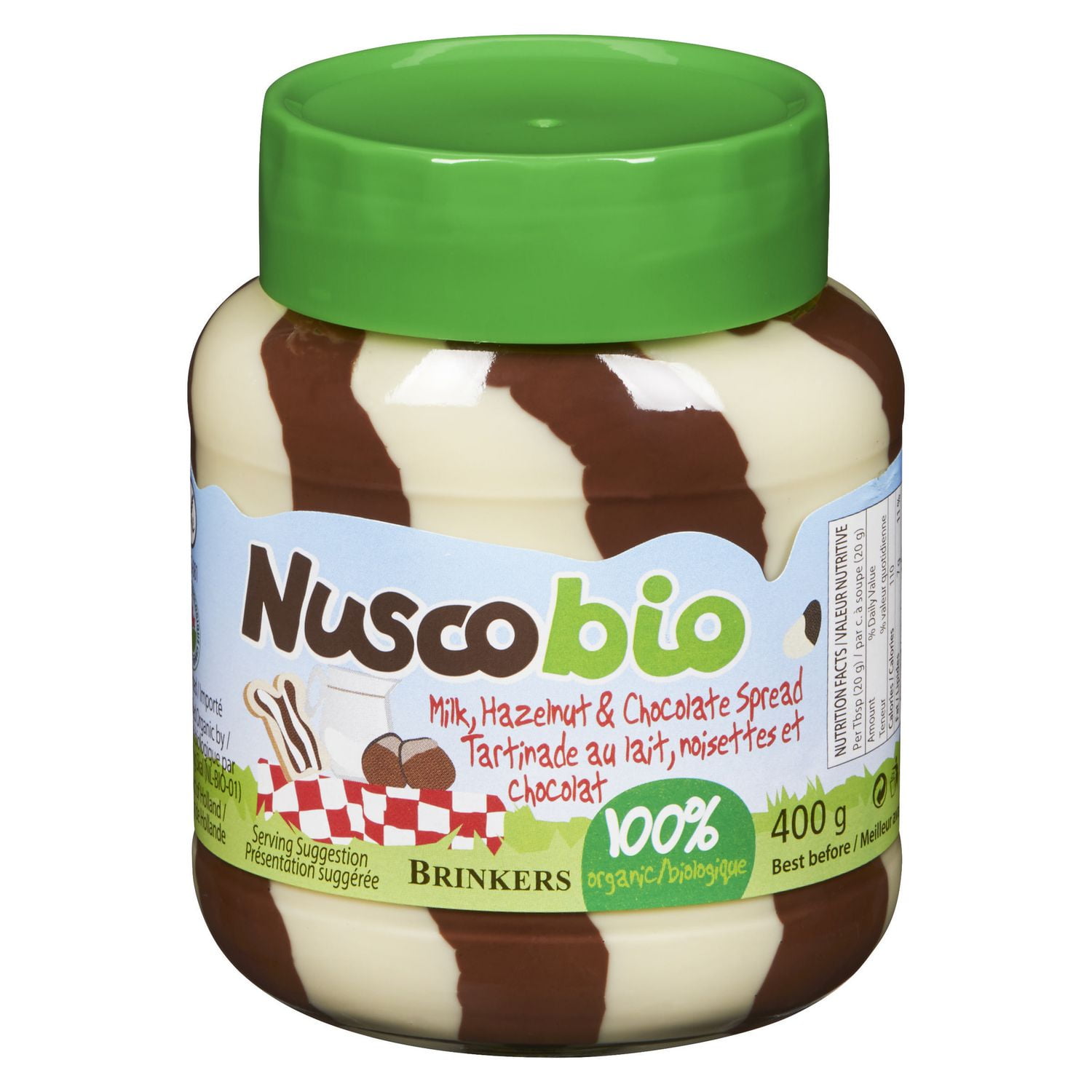 Nuscobio Hazelnut Milk Duo Chocolate Walmart Canada
