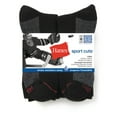 thumbnail image 1 of Hanes Men's 6 Pack Sport Cuts Crew Cushion Sock, 1 of 3