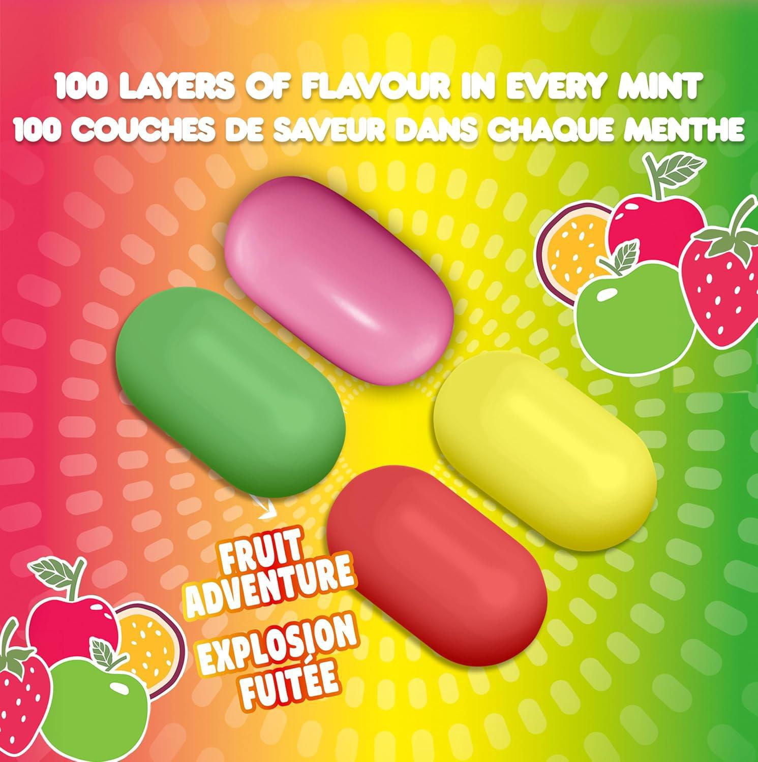 TIC TAC Mints, Fruit Adventure, Mint Candy, 60 Pills, 29 g