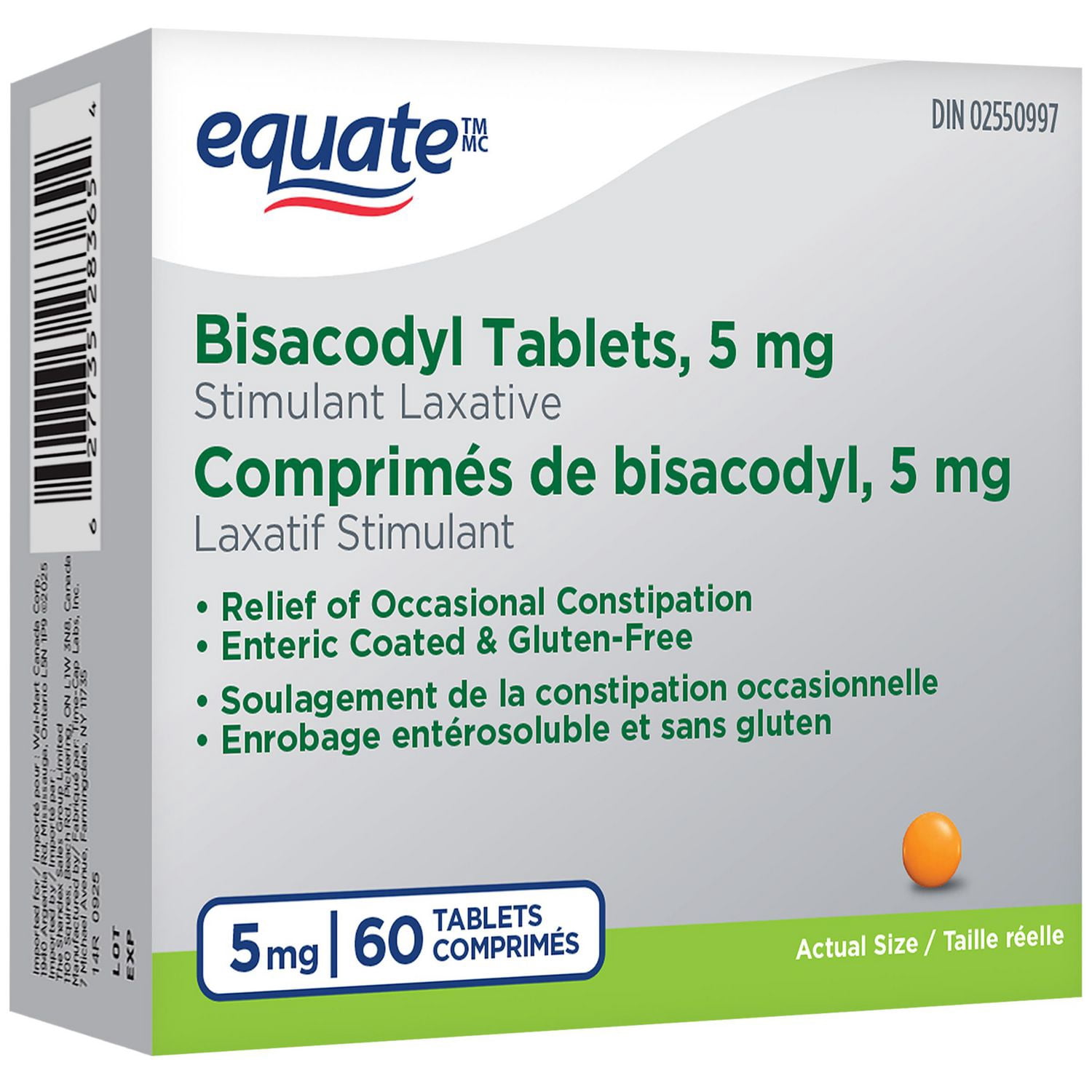 Equate Bisacodyl Tablets