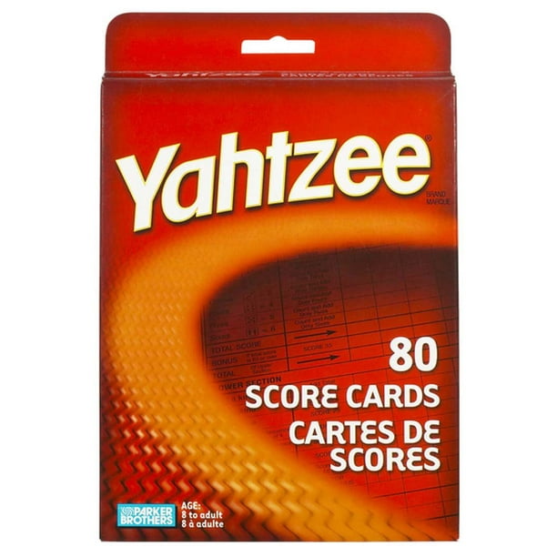 Yahtzee - Cartes de scores