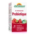 thumbnail image 2 of Jamieson comprimés à croquer probiotiques, 2 milliards UFC, fraise, 60 comprimés, 2 of 9