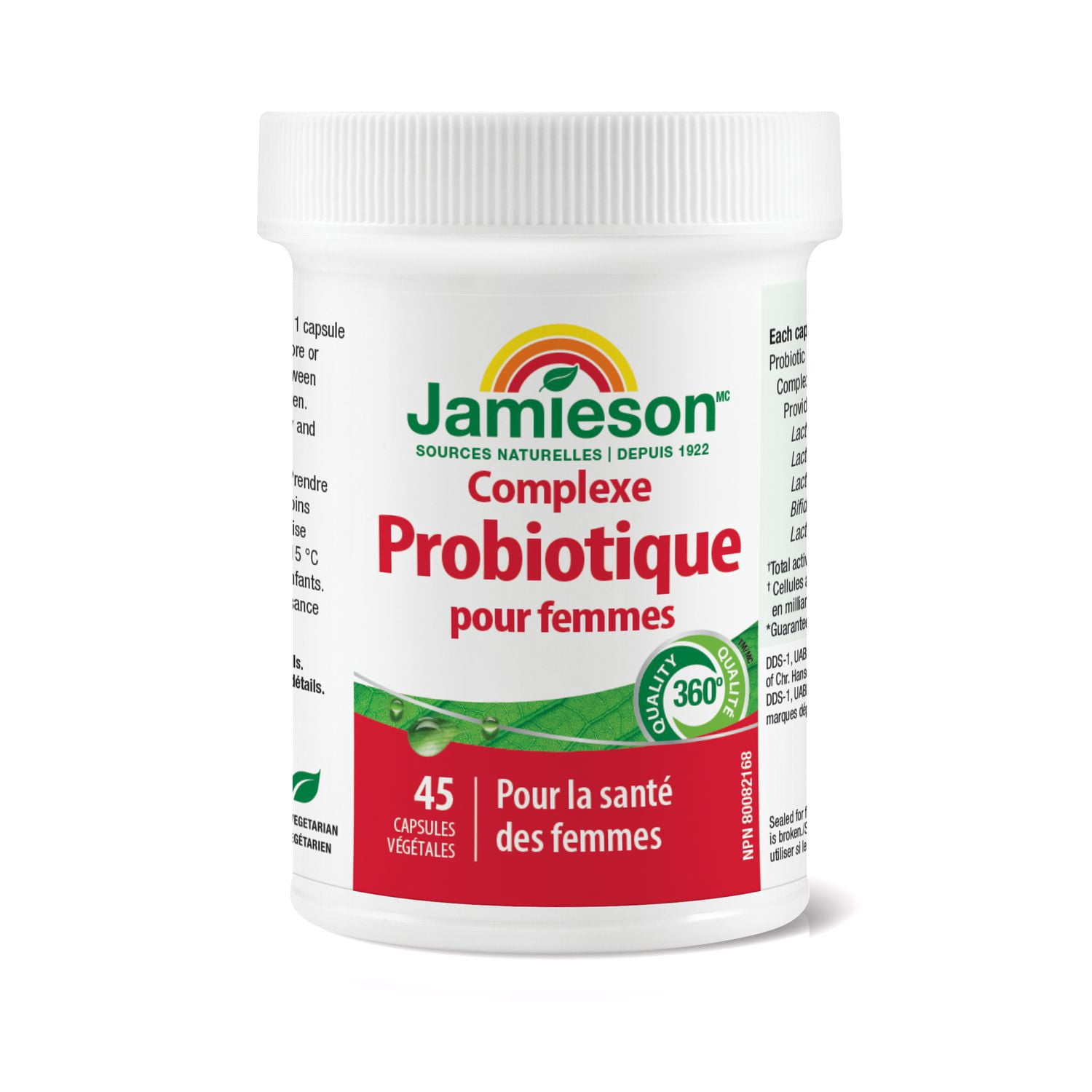 Jamieson Women's Probiotic Capsules, 7 Billion CFU, 45 Count
