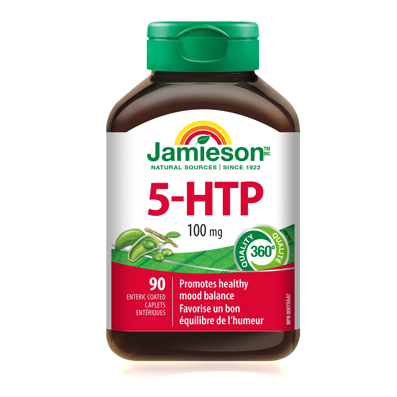 Jamieson 5-HTP Tablets, 100 mg, 90 Count