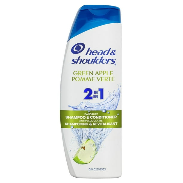 Head & Shoulders Green Apple 2-in-1 Anti-Dandruff Shampoo + Conditioner ...