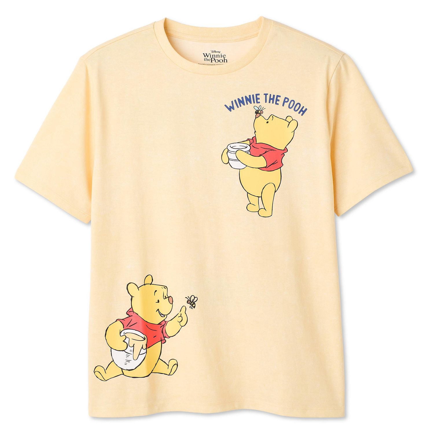Disney Women's Winnie the Pooh Washed T-Shirt