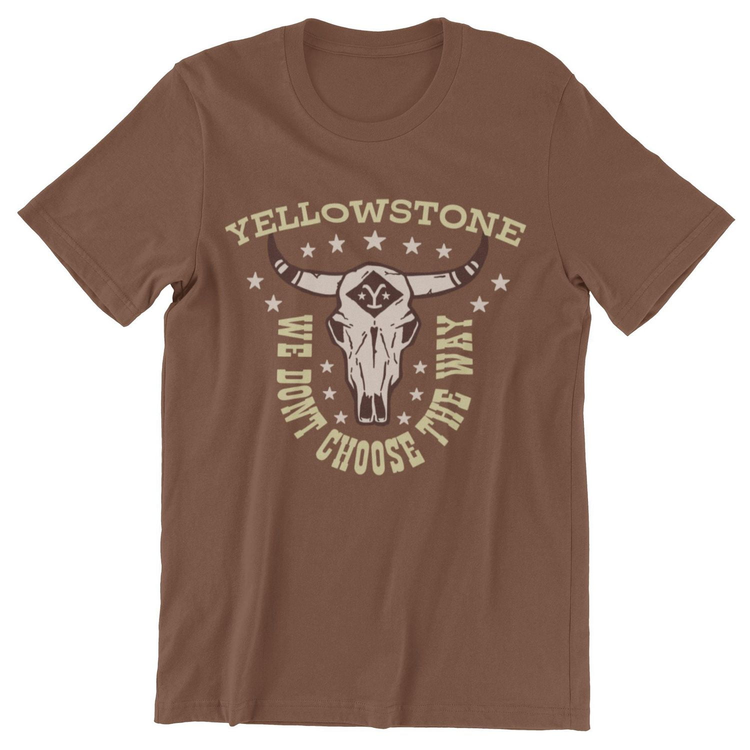 Yellowstone Tee shirt femme. Ce t-shirt à manches courtes et col rond pour femme peut facilement être porté avec votre jean ou votre bas préféré et