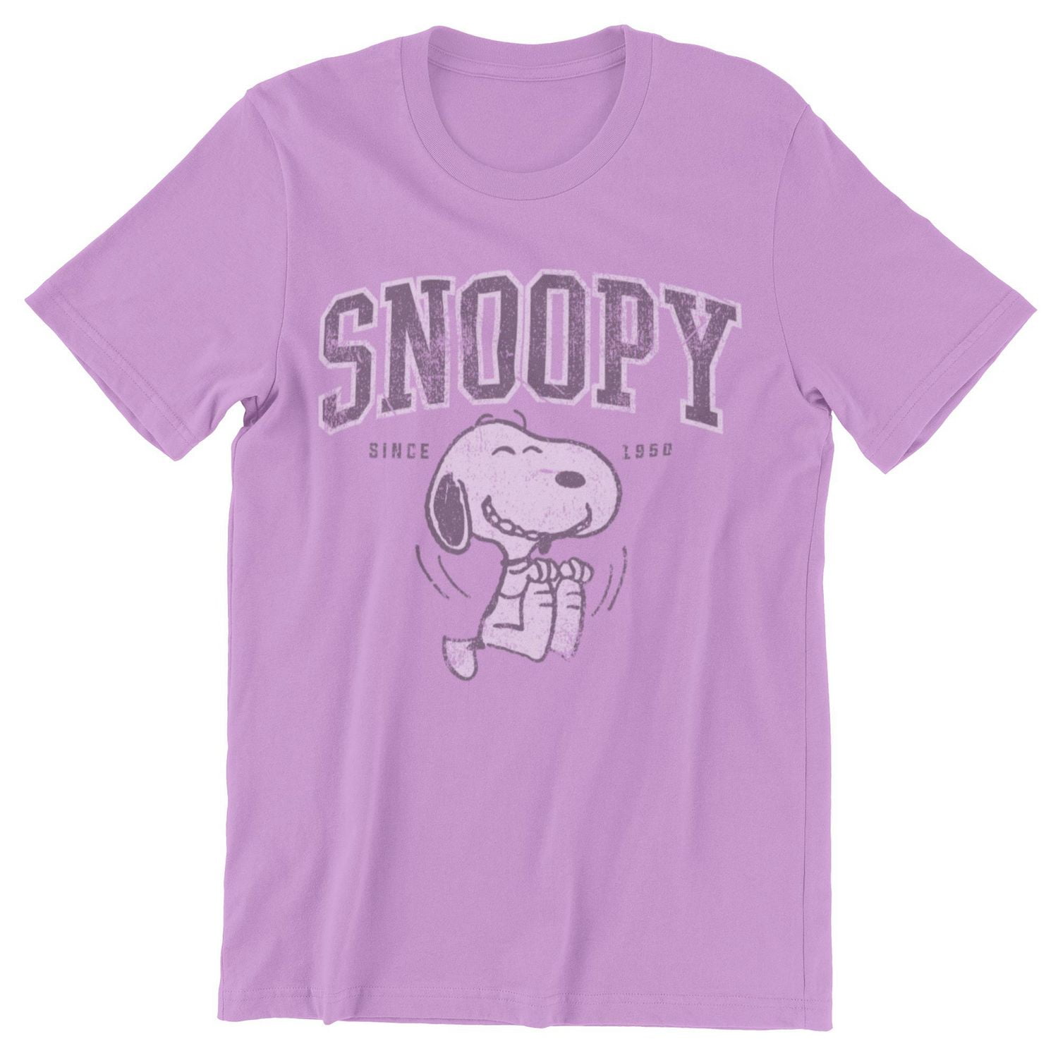 Peanuts Tee shirt femme. Ce t-shirt à manches courtes et col rond pour femme peut facilement être porté avec votre jean ou votre bas préféré et