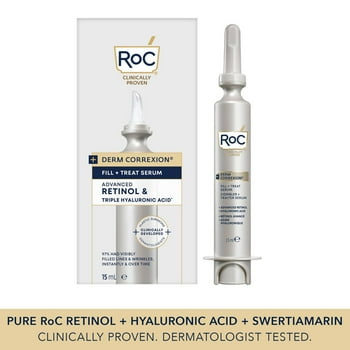 RoC Skincare - Derm Correxion®️ - Fill + Treat Serum + Advance Retinol + Hyaluronic Acid (15ml), RoC Skincare