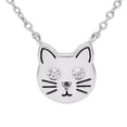 thumbnail image 2 of Luxury Designs Collier chat en argent sterling, 2 of 2