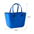 thumbnail image 4 of No Boundaries Women's Rubber Tote Bag, 4 of 4