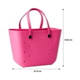 thumbnail image 4 of No Boundaries Women's Rubber Tote Bag, 4 of 4