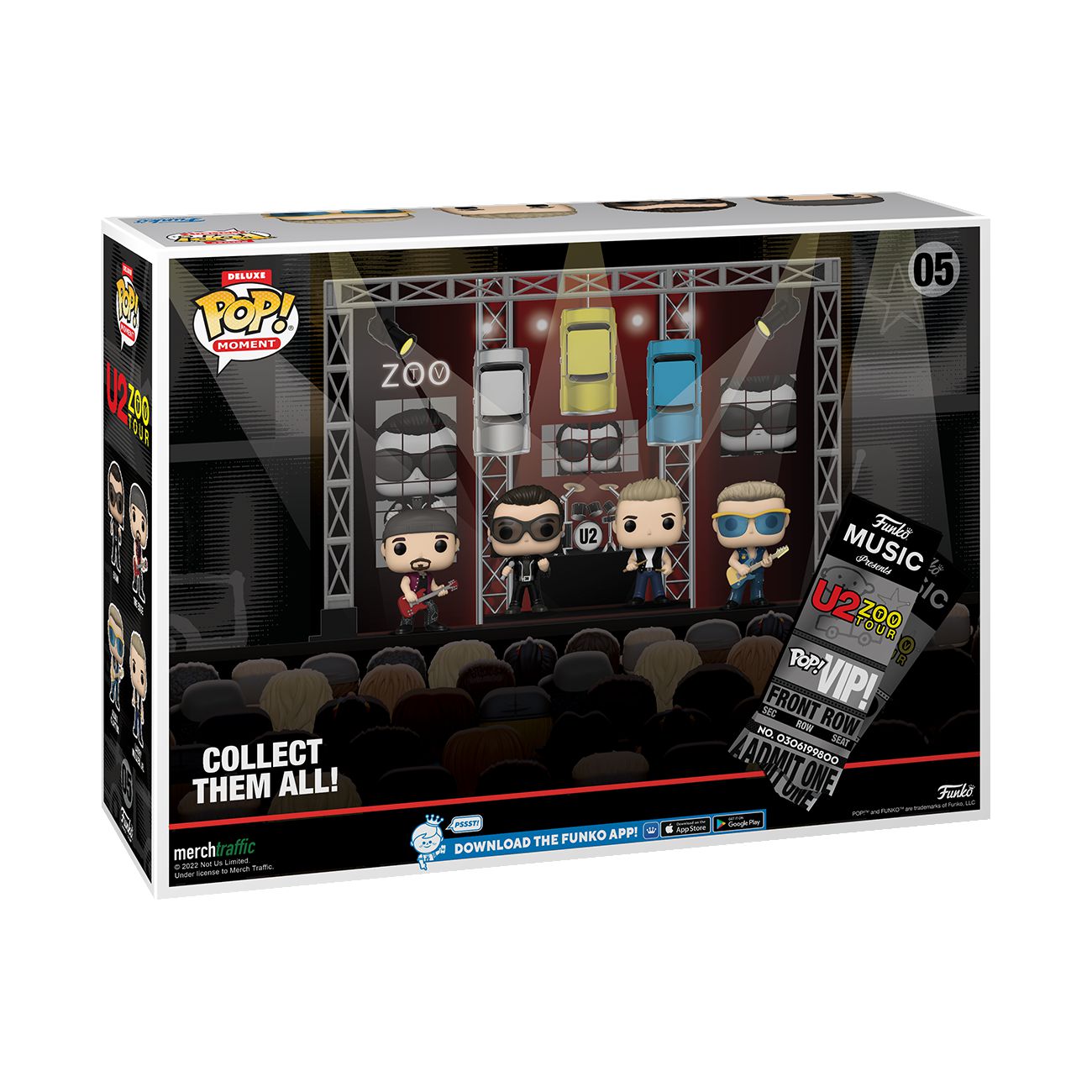 Funko Pop! Moment Deluxe: U2's Zoo TV Tour (1993) Vinyl Figures