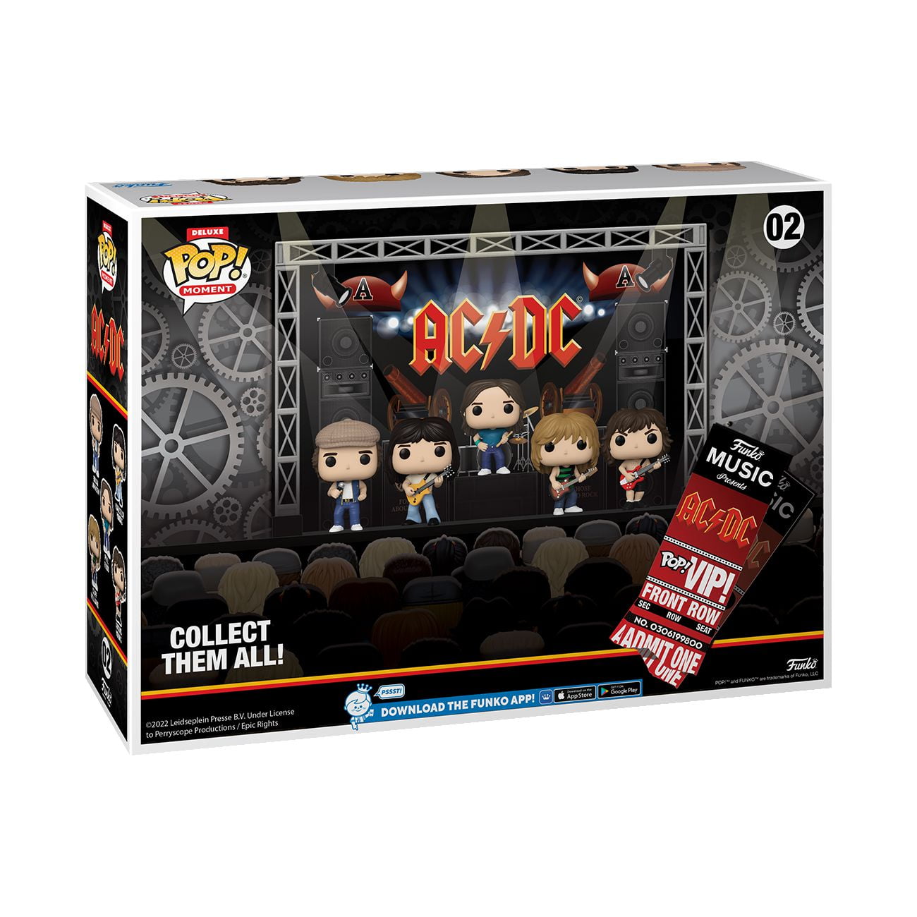 Funko Pop! Moment Deluxe: AC/DC in Concert Vinyl Figures (2022