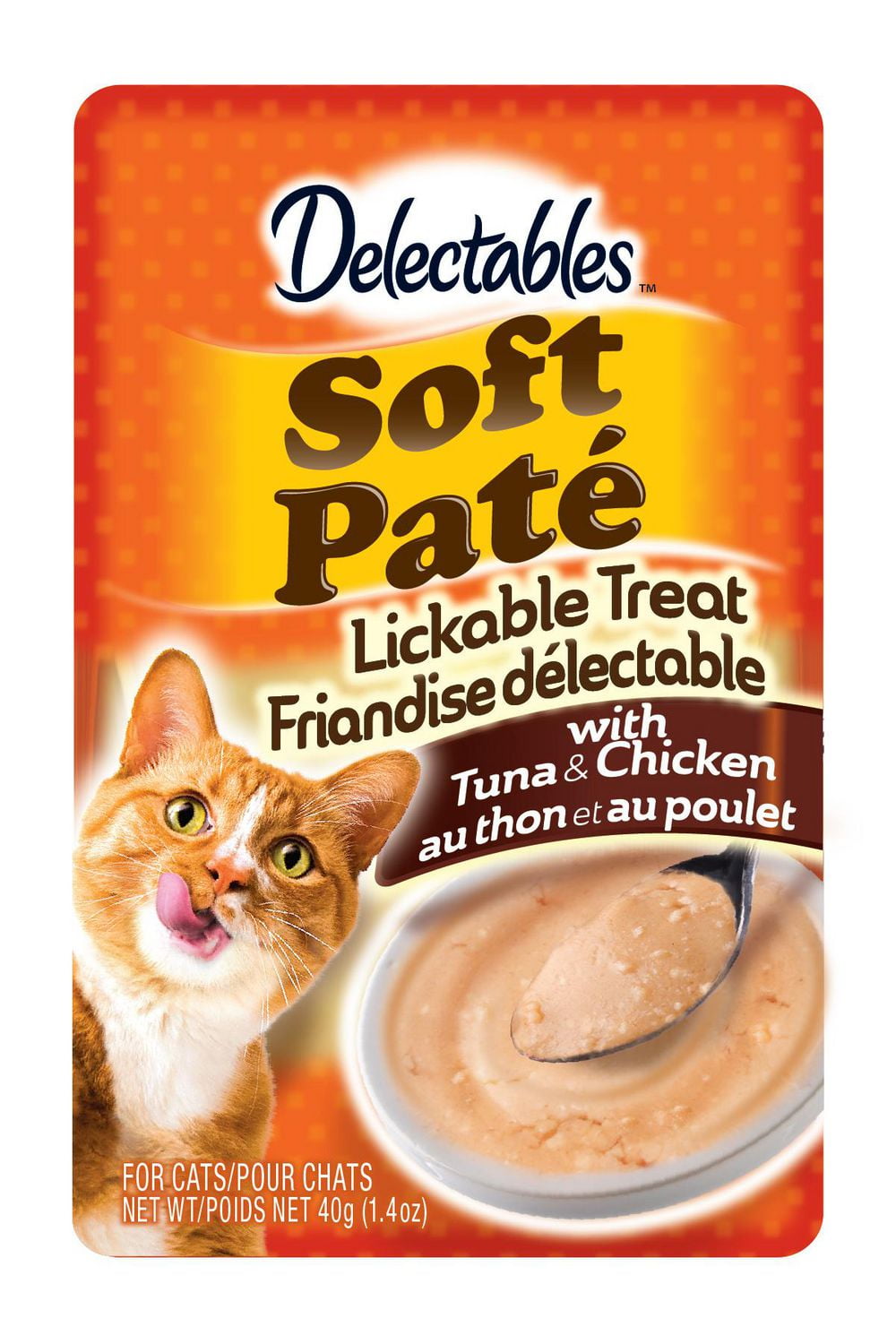 Hartz Delectables Soft Pate Lickable Cat Treat Tuna Chicken Walmart