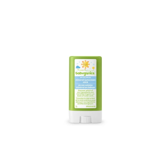 Babyganics Mineral Sunscreen Stick 50 SPF, 13g