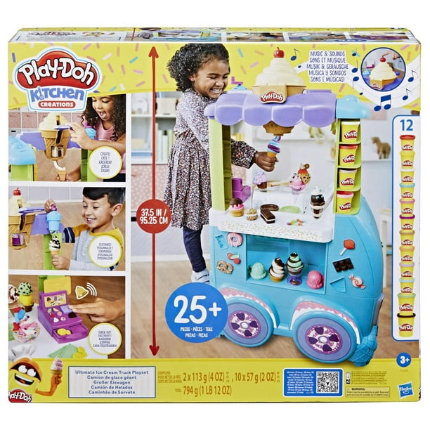 Play-Doh Kitchen Creations Ultimate Ice Cream Truck Playset with