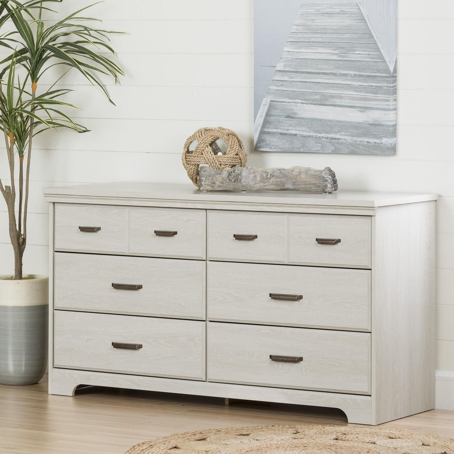 South Shore Versa 6Drawer Double Dresser Walmart Canada