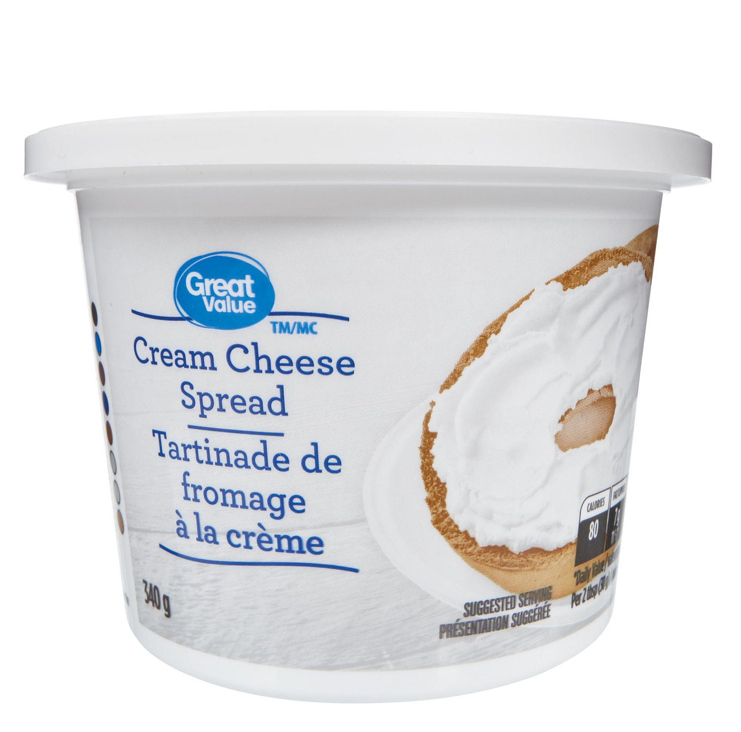 Buy Great Value Cream Cheese Spread 340g Online Walmart Canada