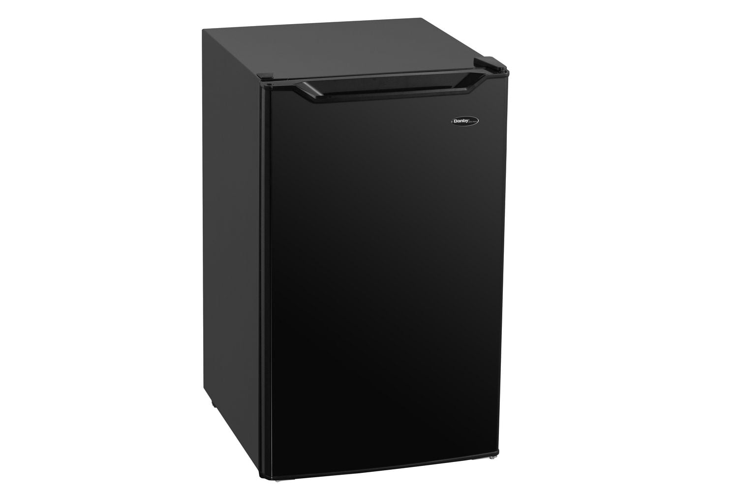 Danby Diplomat 4.4 Cubic Foot Mini Fridge Black With Chiller Section