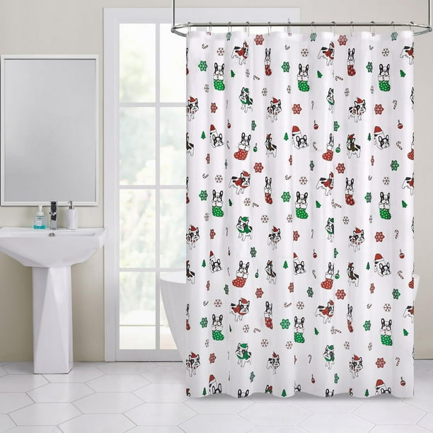 Holiday Time Dog Peva Shower Curtain Walmart.ca