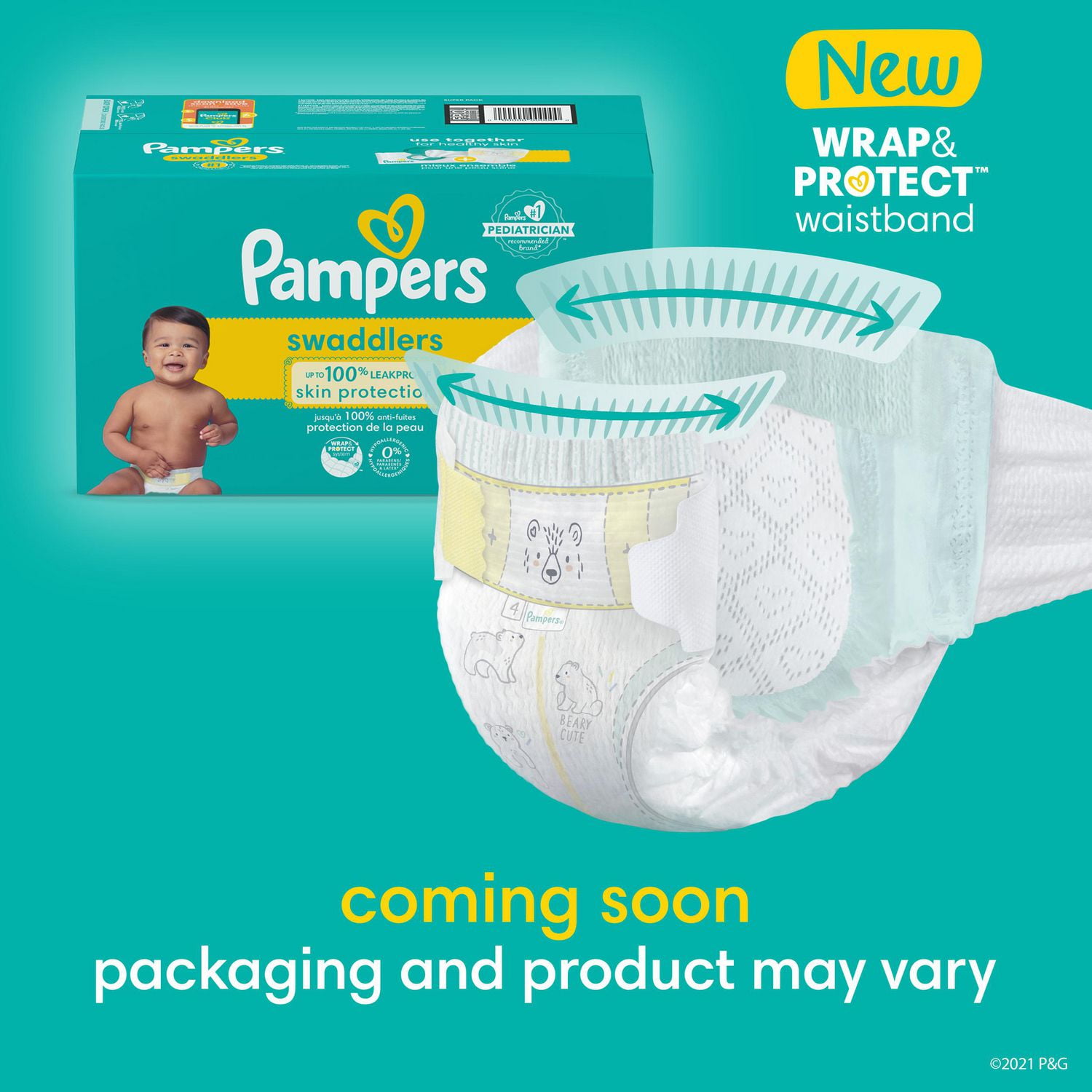 Pampers Swaddlers Active Baby Diaper, Ultra Value Pack, Size 3-6, 120-192  Count 