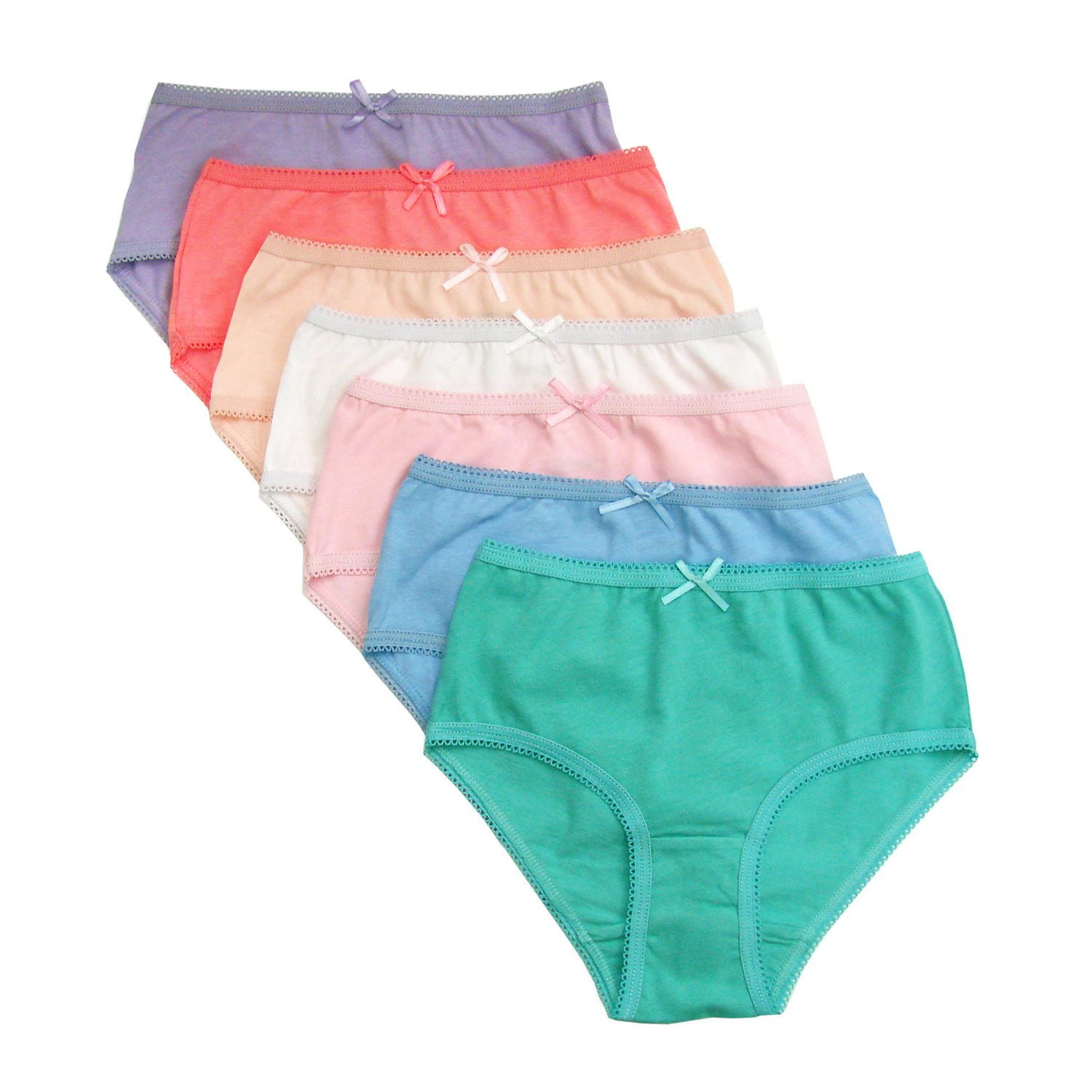 George Girls 7 Per Pack 100 Cotton Briefs Basic Colour Assortment Walmart Canada